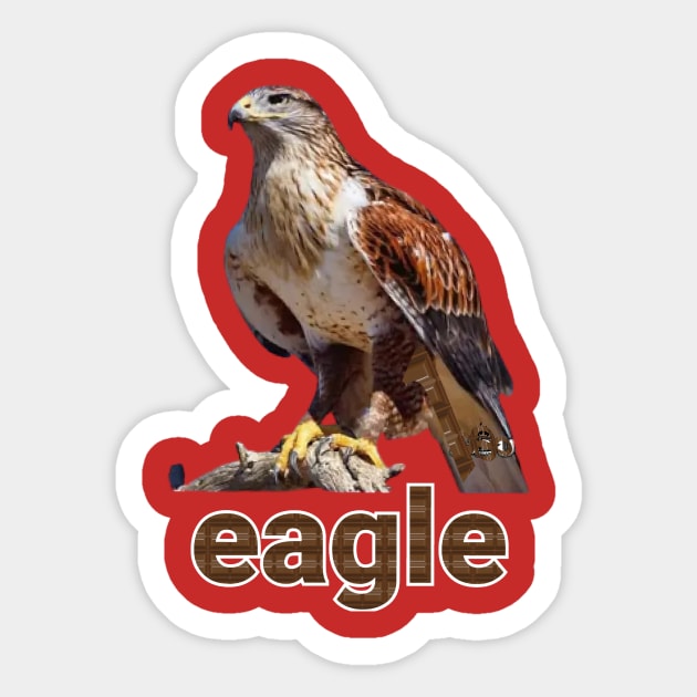 eagle Sticker by Dilhani